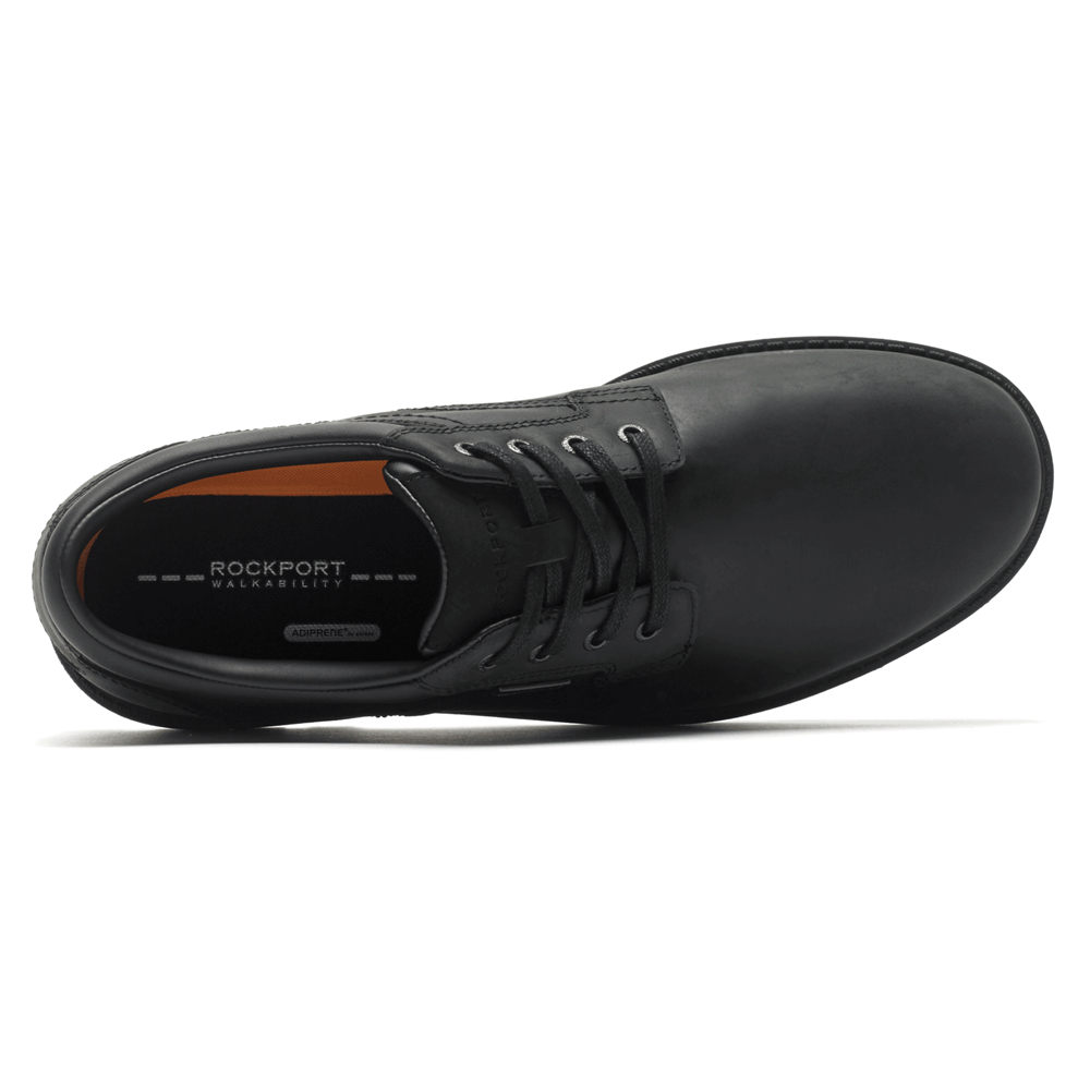 Rockport Oxfords For Mens Black - Storm Surge Plain Toe - RF2089354